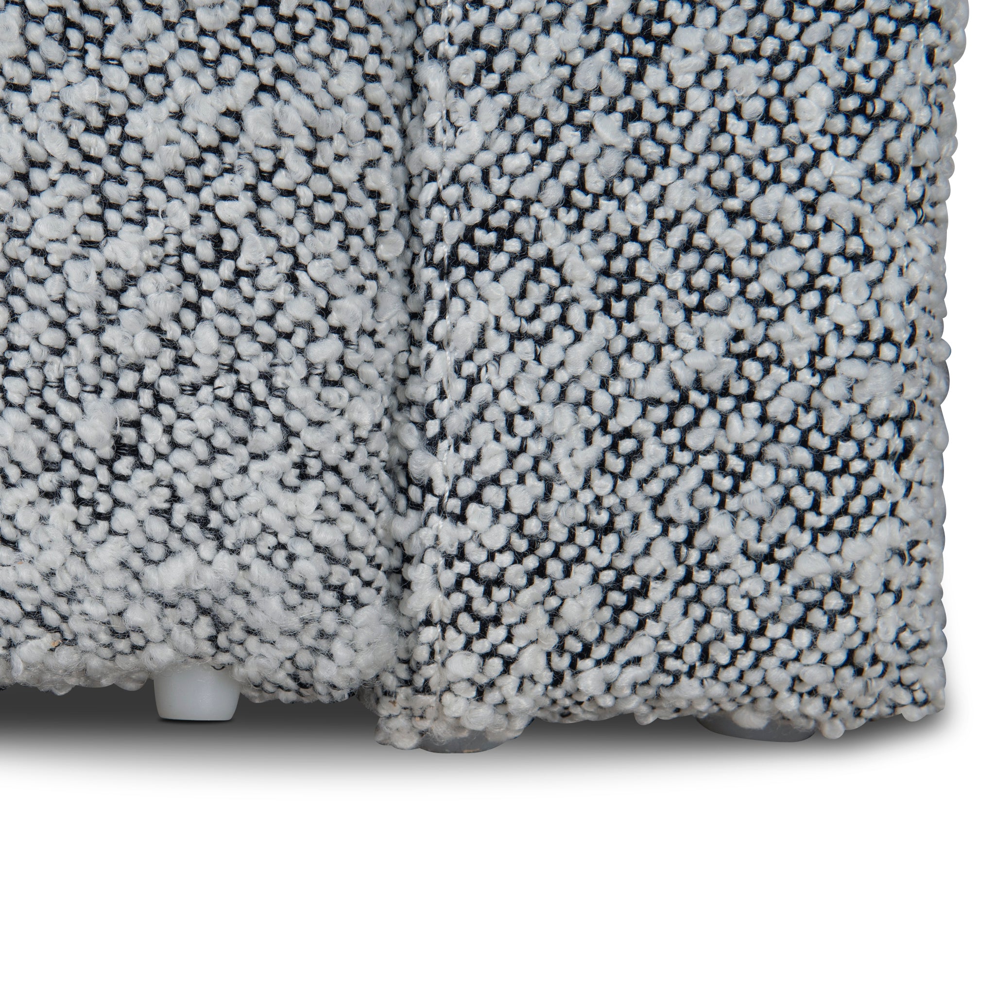 Antoni Queen Bed Frame - Cloudy Pepper Boucle with Storage Bed Frame YoBed-Core   