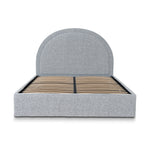 Antoni Queen Bed Frame - Cloudy Pepper Boucle with Storage Bed Frame YoBed-Core   