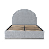 Antoni Queen Bed Frame - Cloudy Pepper Boucle with Storage Bed Frame YoBed-Core   