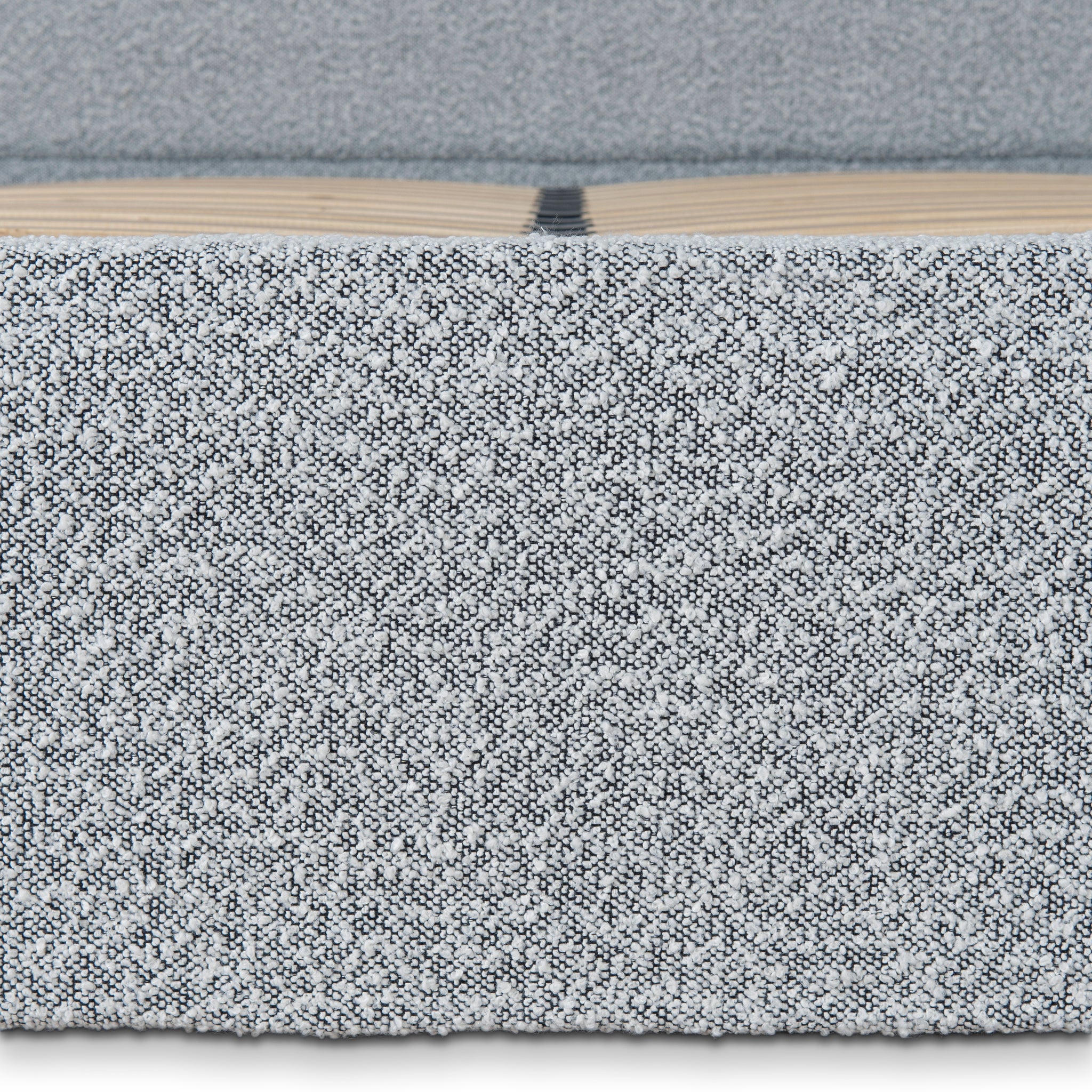 Antoni Queen Bed Frame - Cloudy Pepper Boucle with Storage Bed Frame YoBed-Core   