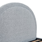 Antoni Queen Bed Frame - Cloudy Pepper Boucle with Storage Bed Frame YoBed-Core   