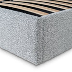Antoni Queen Bed Frame - Cloudy Pepper Boucle with Storage Bed Frame YoBed-Core   