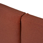 Grimaldo Queen Bedhead - Umber Orange Bedhead YoBed-Core