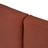 Grimaldo Queen Bedhead - Umber Orange Bedhead YoBed-Core