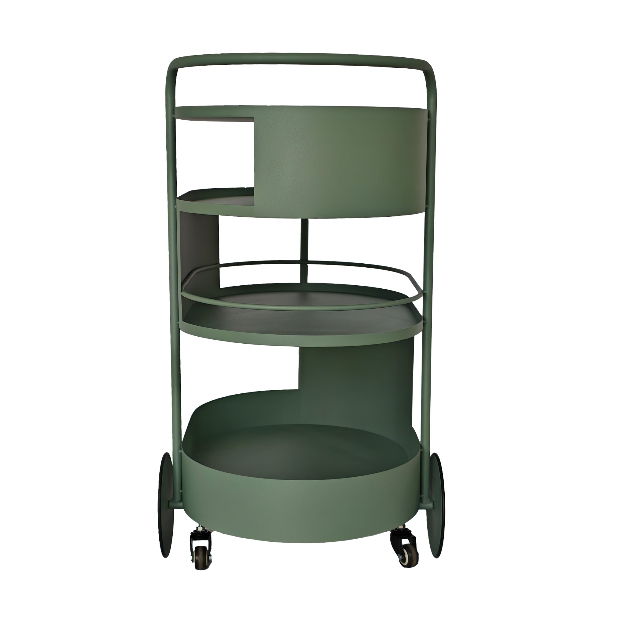 Elvano 63cm Bar Cart - Sage Green Bar Cart Bo Craft-Core