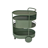 Elvano 63cm Bar Cart - Sage Green Bar Cart Bo Craft-Core