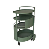 Elvano 63cm Bar Cart - Sage Green Bar Cart Bo Craft-Core