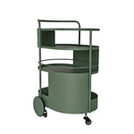 Elvano 63cm Bar Cart - Sage Green Bar Cart Bo Craft-Core