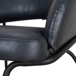 Ex Display - Rabi Fabric Bar Stool - Full Black - Last One Bar Stool Freehold-Core