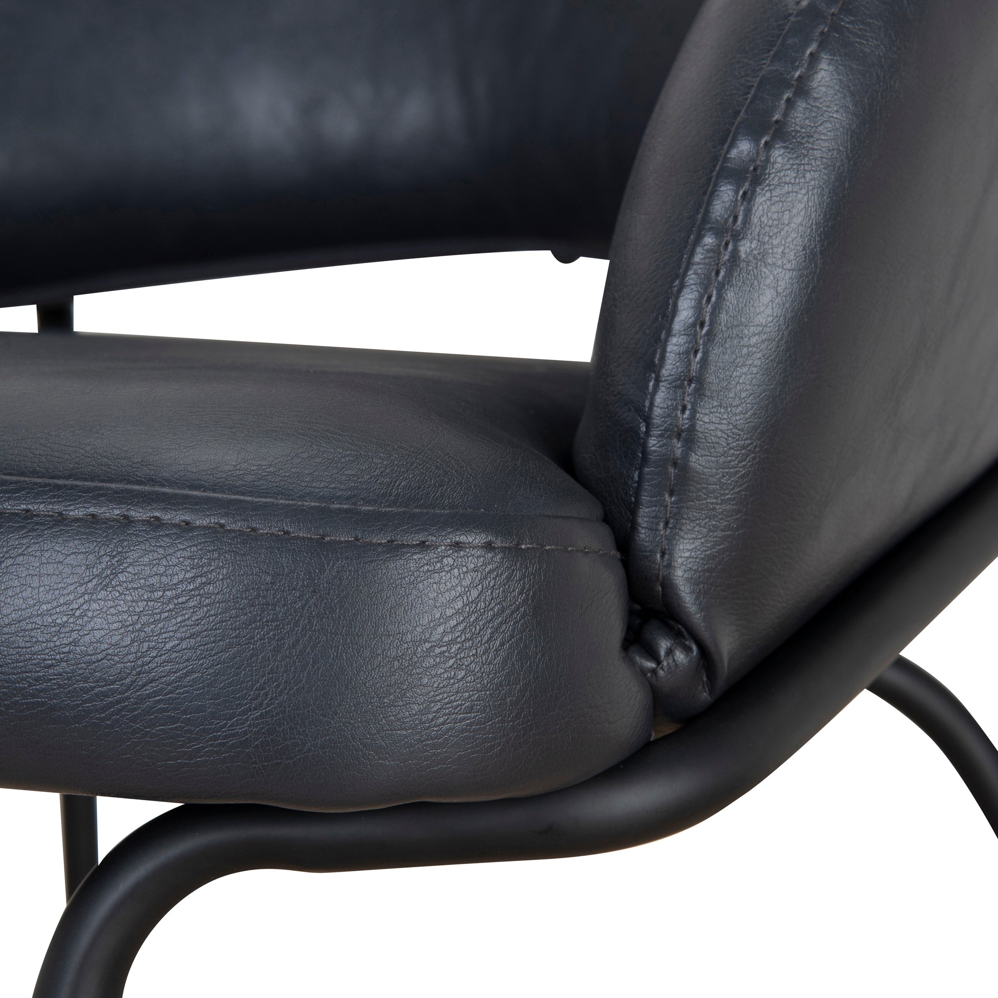 Ex Display - Rabi Fabric Bar Stool - Full Black - Last One Bar Stool Freehold-Core