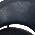 Ex Display - Rabi Fabric Bar Stool - Full Black - Last One Bar Stool Freehold-Core