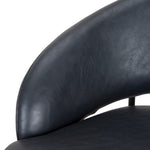Ex Display - Rabi Fabric Bar Stool - Full Black - Last One Bar Stool Freehold-Core