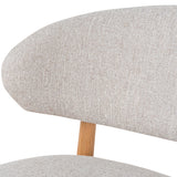 Heizer 65cm Oak Bar Stool - Coastal Beige Bar Stool MYI-Core