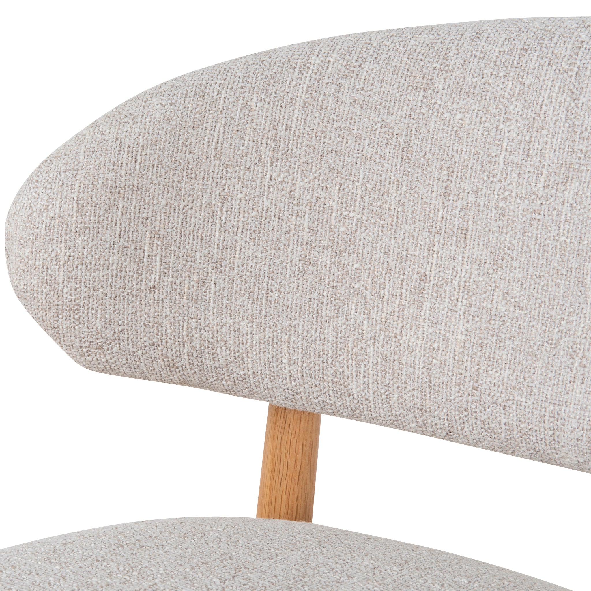 Heizer 65cm Oak Bar Stool - Coastal Beige Bar Stool MYI-Core