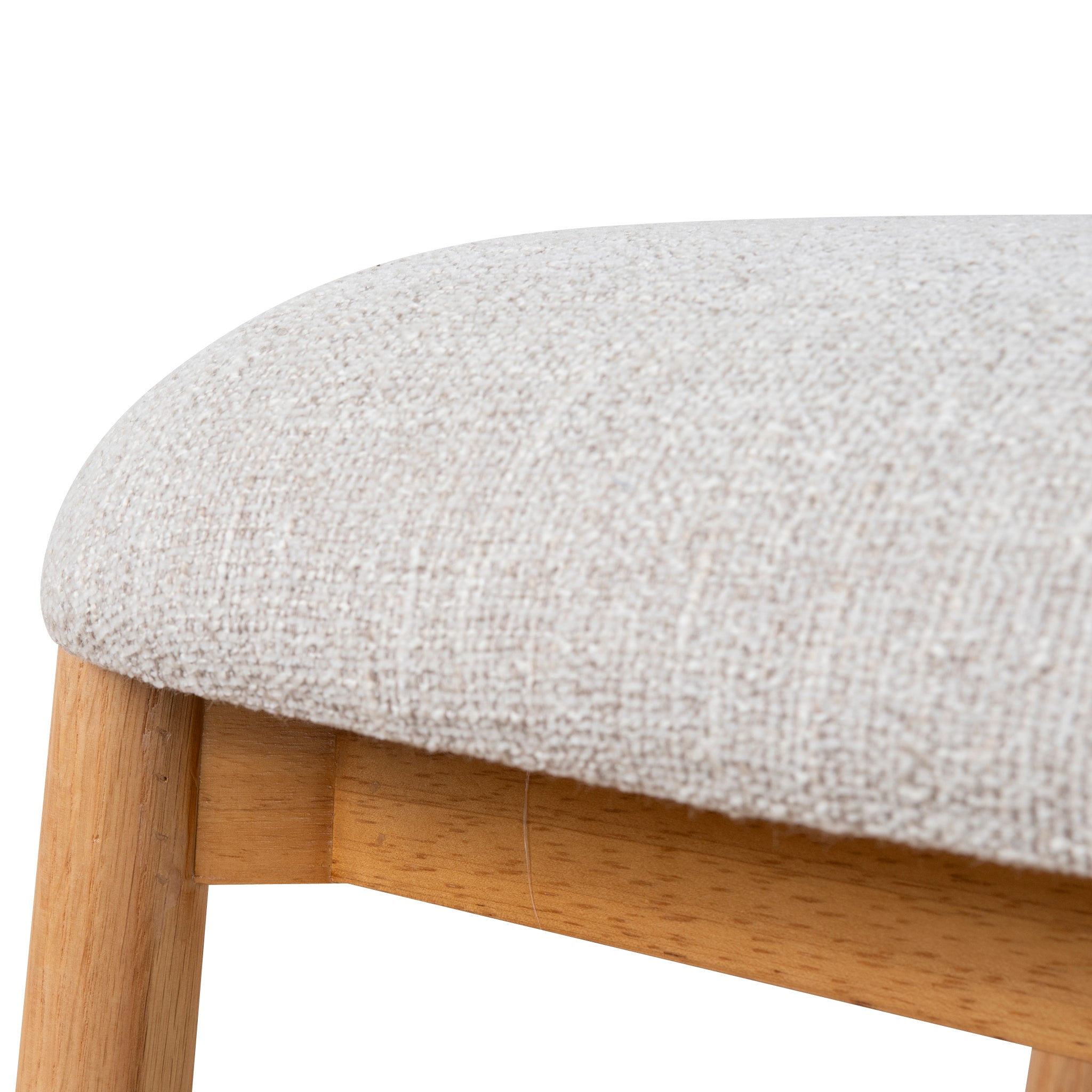 Heizer 65cm Oak Bar Stool - Coastal Beige Bar Stool MYI-Core