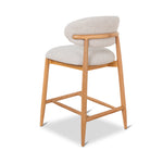 Heizer 65cm Oak Bar Stool - Coastal Beige Bar Stool MYI-Core