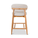 Heizer 65cm Oak Bar Stool - Coastal Beige Bar Stool MYI-Core