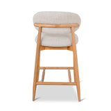 Heizer 65cm Oak Bar Stool - Coastal Beige Bar Stool MYI-Core