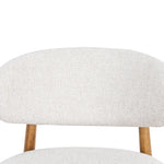 Heizer 65cm Walnut Bar Stool - Coastal Beige Bar Stool MYI-Core