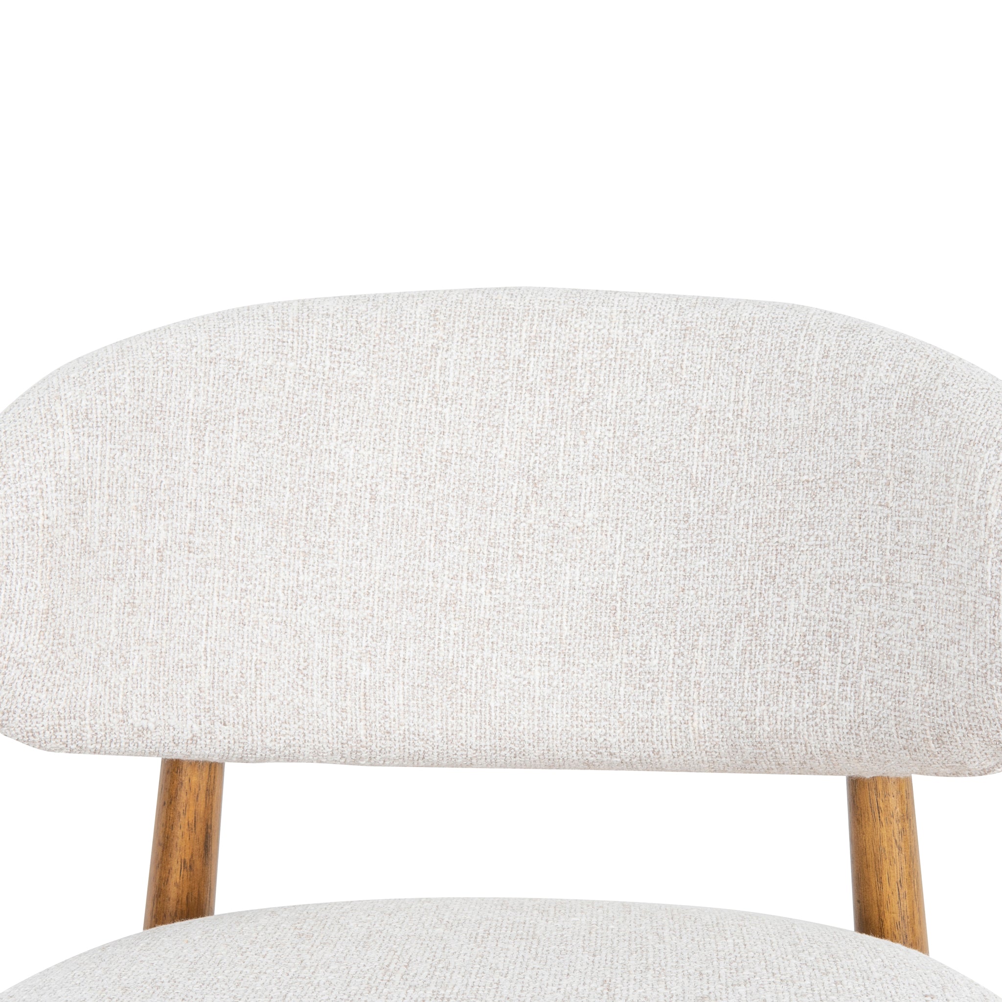 Heizer 65cm Walnut Bar Stool - Coastal Beige Bar Stool MYI-Core