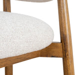 Heizer 65cm Walnut Bar Stool - Coastal Beige Bar Stool MYI-Core