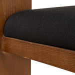 Ex Display - Miles Brown ELM Barstool - Black Bar Stool LJ-Core