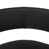 Ex Display - Miles Brown ELM Barstool - Black Bar Stool LJ-Core