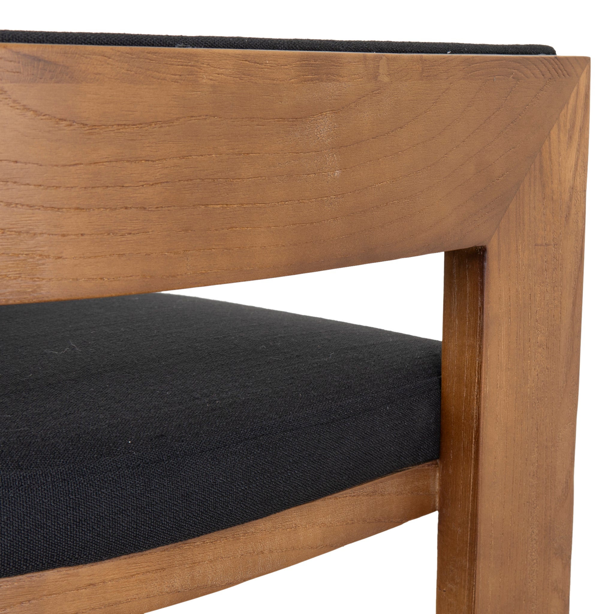 Ex Display - Miles Brown ELM Barstool - Black Bar Stool LJ-Core