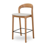 Ex Display - Caspar 65cm Natural Bar Stool - Beige Bar Stool Swady-Core