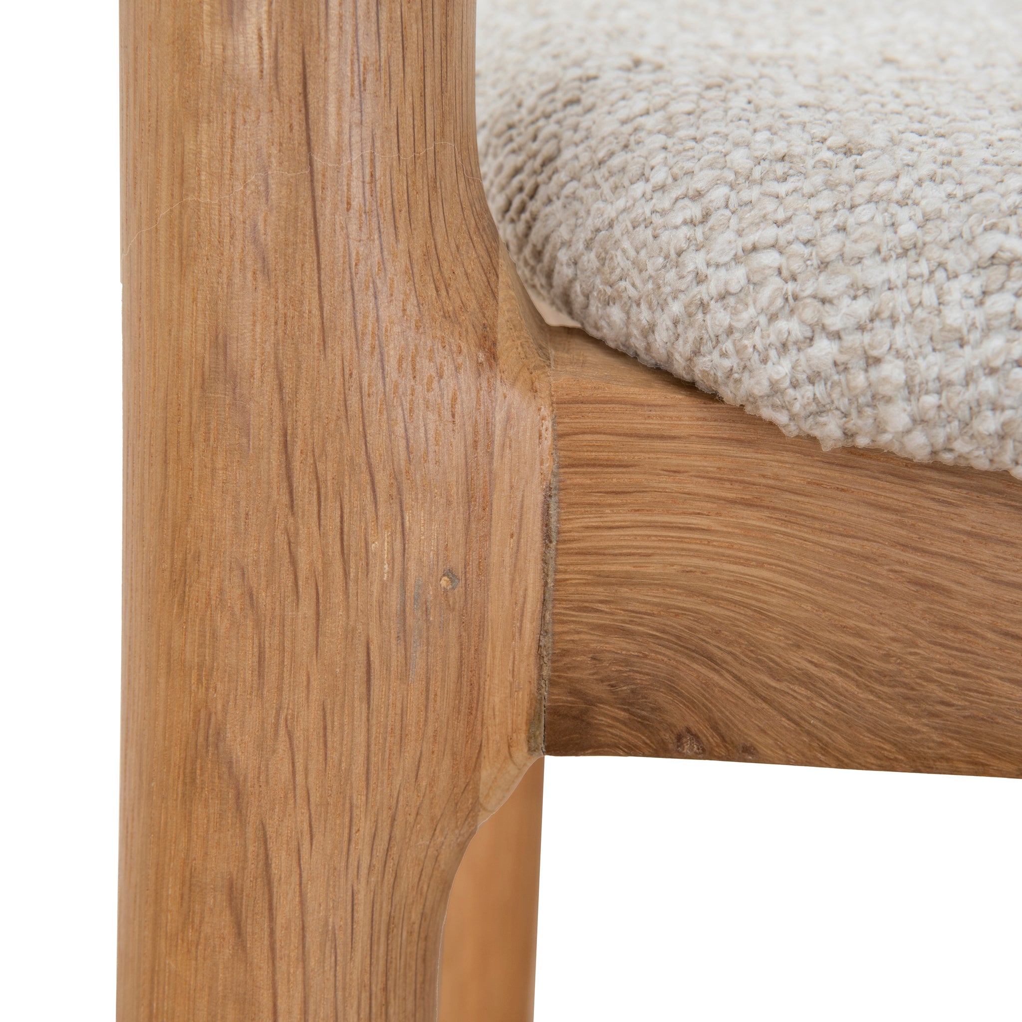 Ex Display - Caspar 65cm Natural Bar Stool - Beige Bar Stool Swady-Core