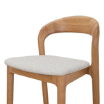 Ex Display - Caspar 65cm Natural Bar Stool - Beige Bar Stool Swady-Core
