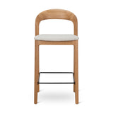Ex Display - Caspar 65cm Natural Bar Stool - Beige Bar Stool Swady-Core