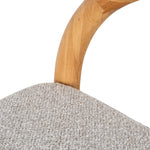 Adir 66cm Natural Bar Stool - Clay Grey Bar Stool LJ-Core
