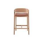 Davis Natural Bar Stool - Brown Seat Bar Stool Swady-Core