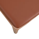 Davis Natural Bar Stool - Brown Seat Bar Stool Swady-Core