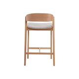 Davis Natural Bar Stool - Grey Seat Bar Stool Swady-Core