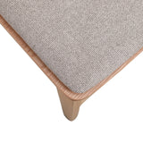 Ex Display - Davis Natural Bar Stool - Grey Seat Bar Stool Swady-Core