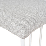 Set of 2 - Galvan 65cm White Bar Stool - Clay Grey Bar Stool Freehold-Core