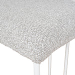 Set of 2 - Galvan 65cm White Bar Stool - Clay Grey Bar Stool Freehold-Core