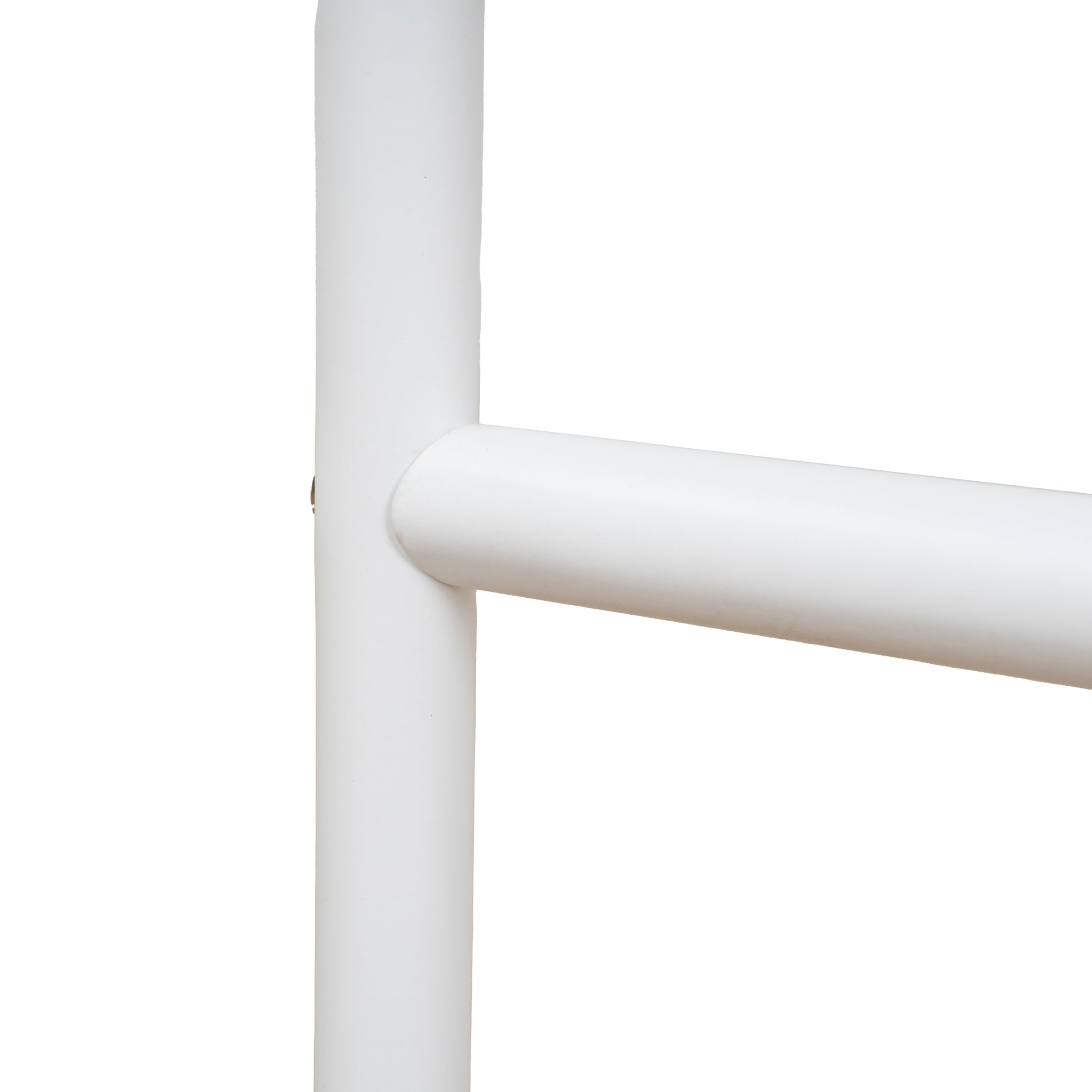 Set of 2 - Galvan 65cm White Bar Stool - Clay Grey Bar Stool Freehold-Core