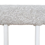 Set of 2 - Galvan 65cm White Bar Stool - Clay Grey Bar Stool Freehold-Core