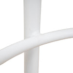 Set of 2 - Karimi 65cm White Bar Stool - Clay Grey Bar Stool Freehold-Core