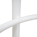 Set of 2 - Karimi 65cm White Bar Stool - Clay Grey Bar Stool Freehold-Core