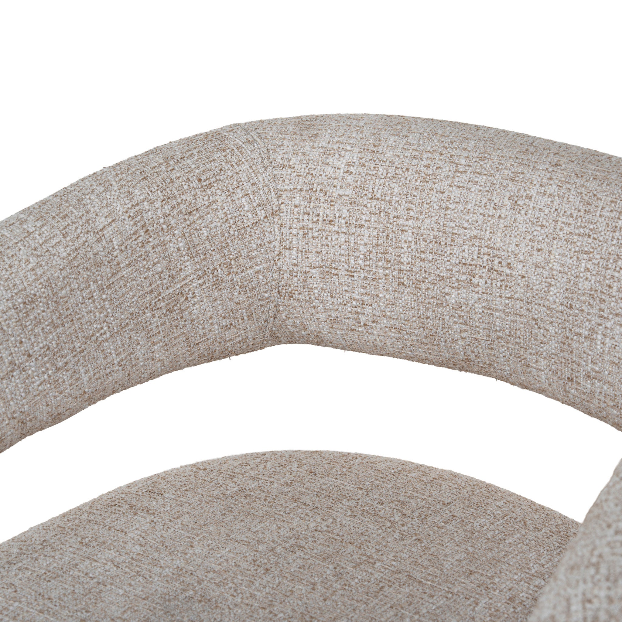 Roni 65cm Bar Stool - Pale Beige Bar Stool Cino-Core