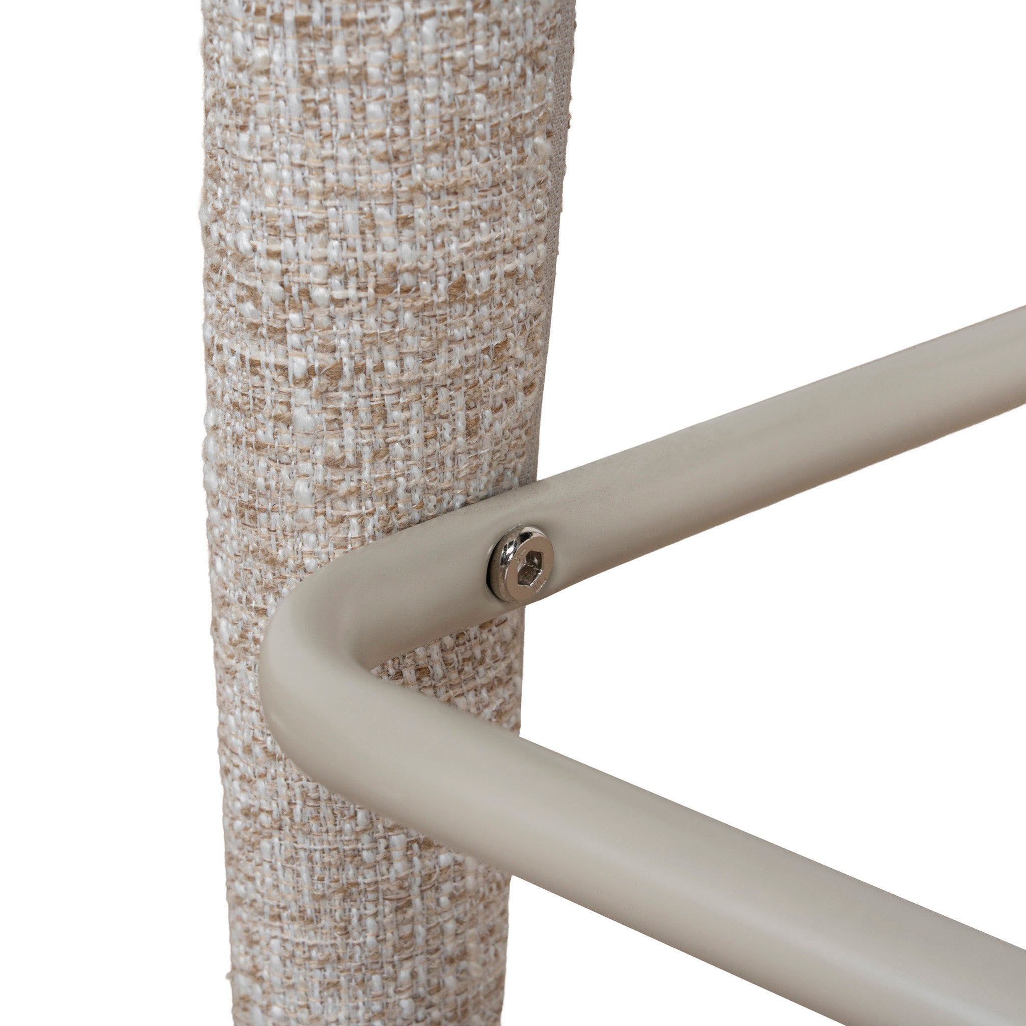Roni 65cm Bar Stool - Pale Beige Bar Stool Cino-Core