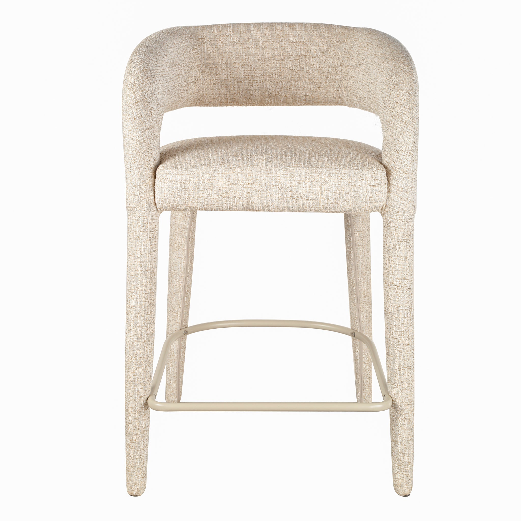Roni 65cm Bar Stool - Pale Beige Bar Stool Cino-Core