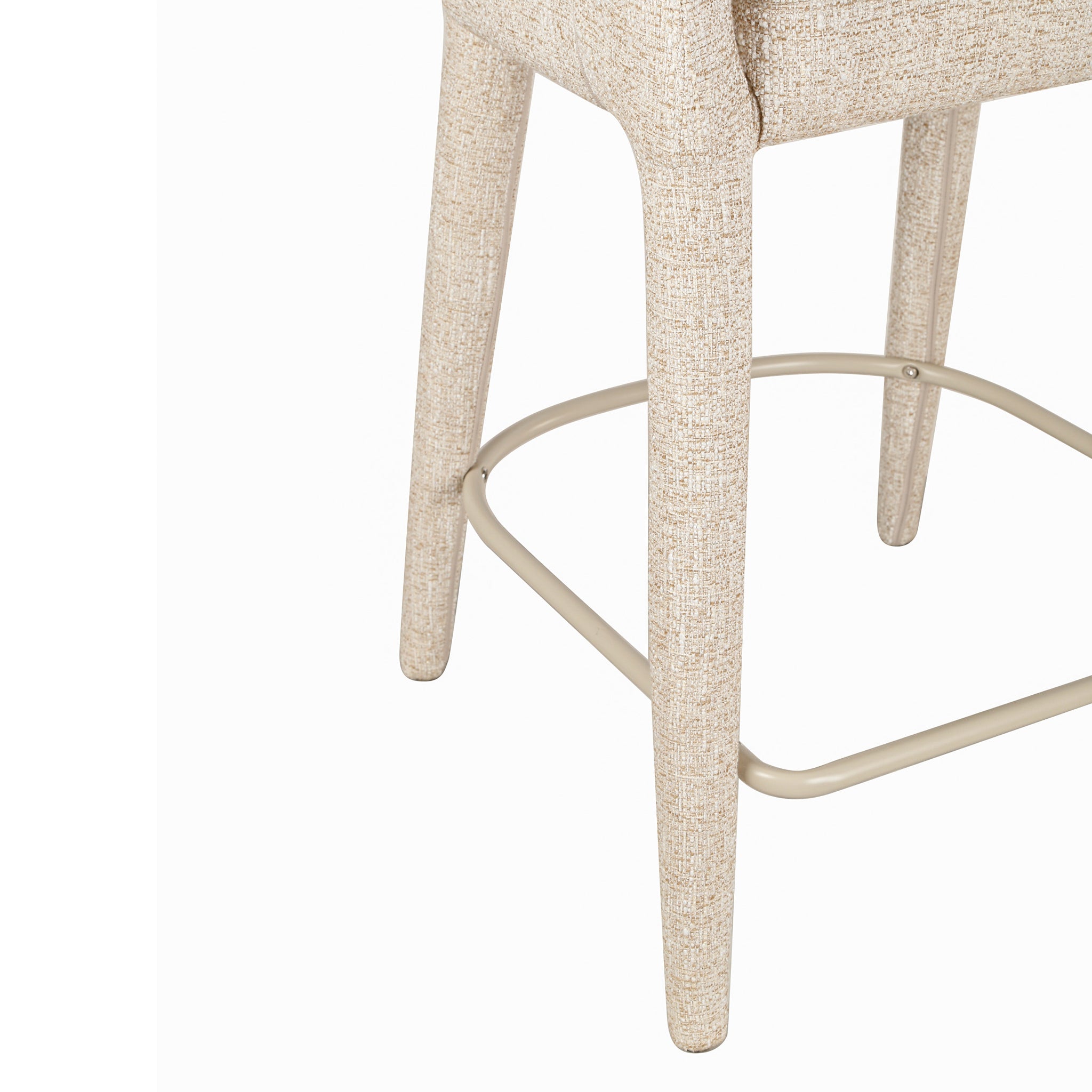 Roni 65cm Bar Stool - Pale Beige Bar Stool Cino-Core