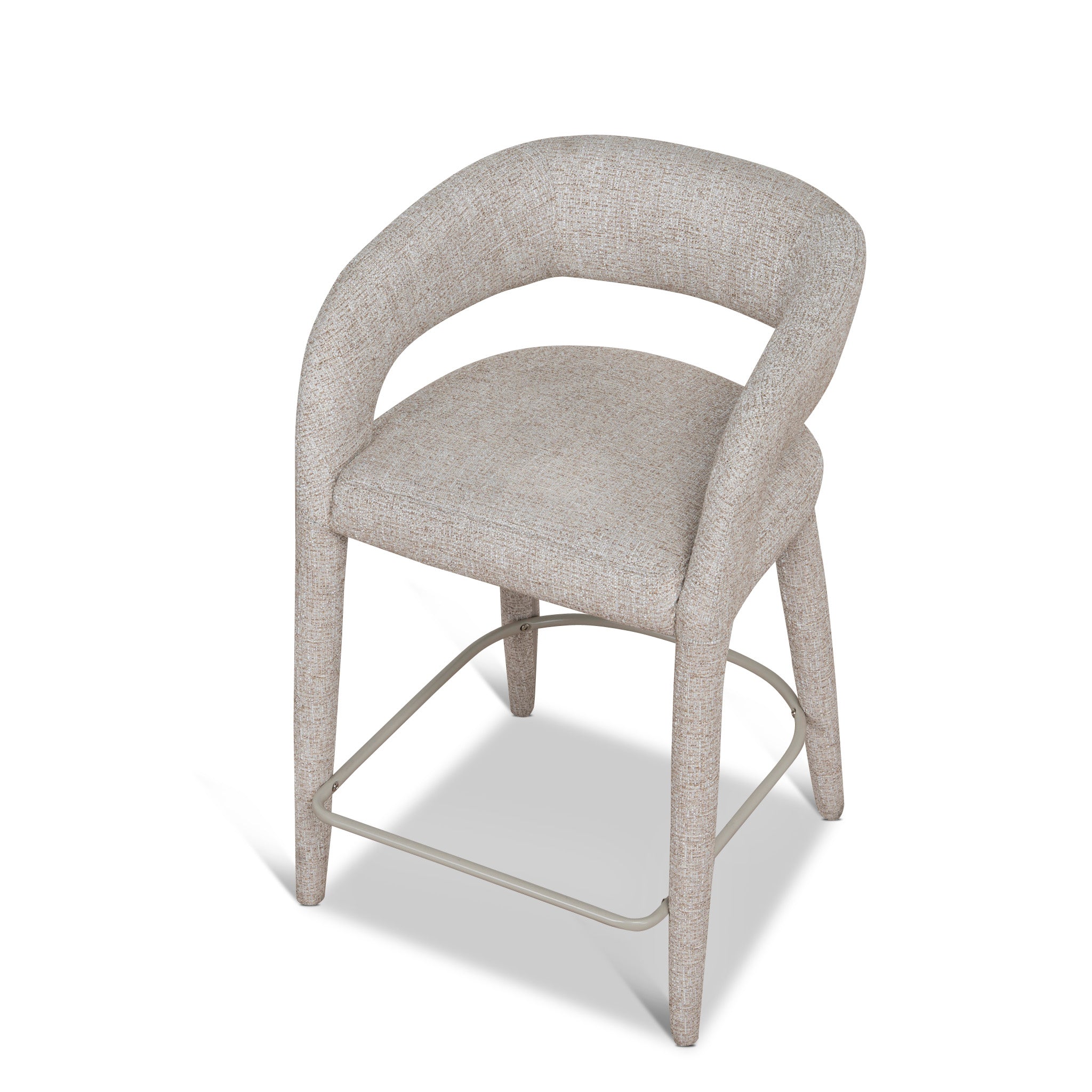 Roni 65cm Bar Stool - Pale Beige Bar Stool Cino-Core