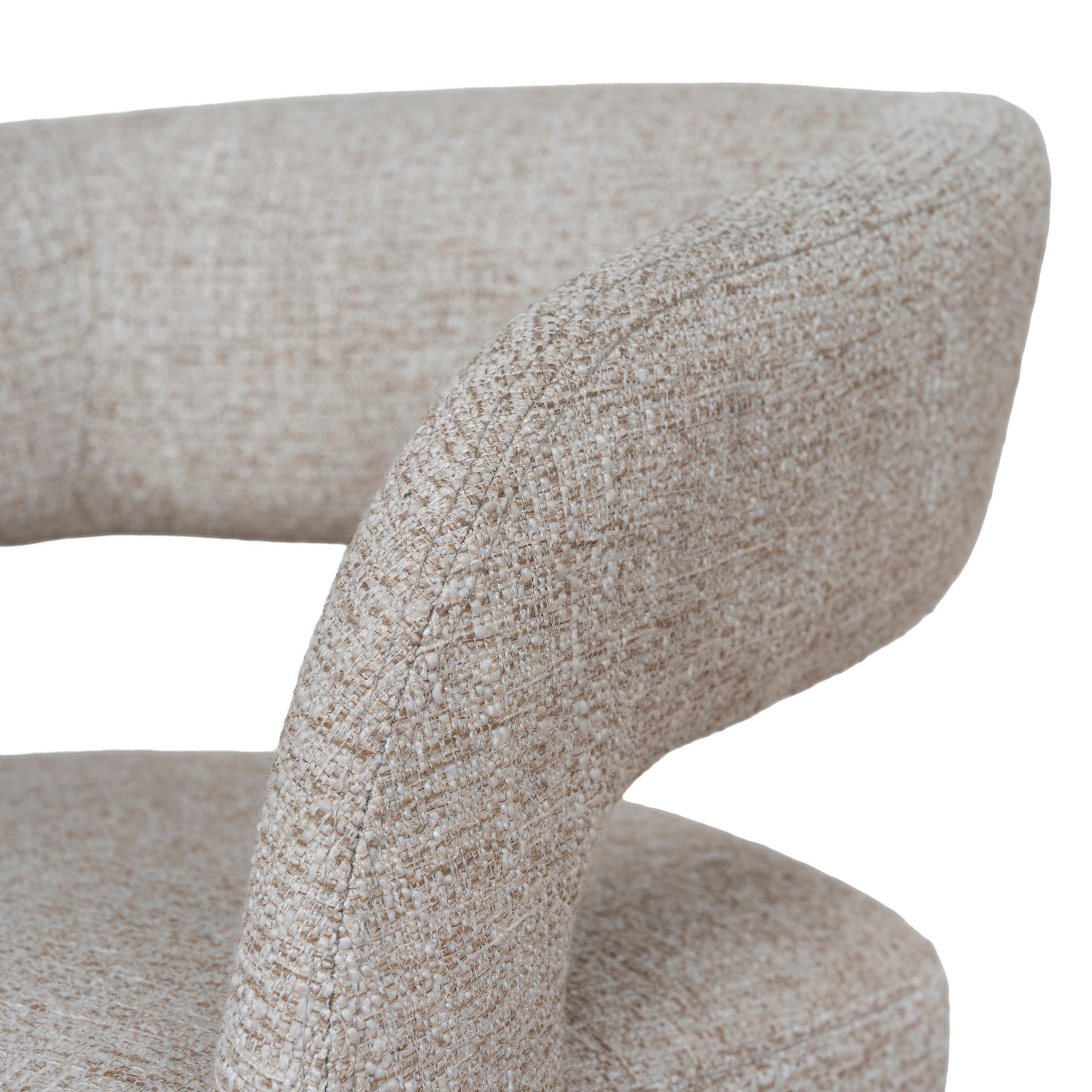 Roni 65cm Bar Stool - Pale Beige Bar Stool Cino-Core