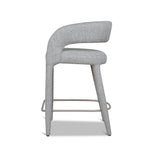 Roni 65cm Bar Stool - Chrome Grey Bar Stool Cino-Core